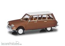 Herpa 038959 - Citroën AMI 6 Break, braun (Dach weiß)