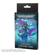 Games Workshop 04050102015 - DATENBLATTKARTEN: THOUSAND SONS (DEUTSCH 36-02