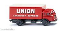 Wiking 042502 - Koffer-Lkw (Henschel) ´Union Transport´