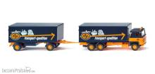 Wiking 045703 - Kofferhängerzug (Scania 111) ´ASG´