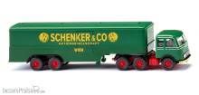 Wiking 051327 - Koffersattelzug (MB LPS 333) ´Schenker´