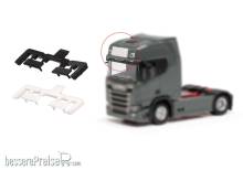 Herpa 054638 - Zubehör: Leuchtkasten einteilig, 6x weiß, 2x schwarz