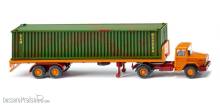 Wiking 055405 - Flachpritschensattelzug (Magirus Deutz)