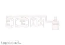 Herpa 055444 - Zubehörsatz: Lowbar und Sidebar LKW weiß (je 3 Stück)