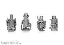 Herpa 055482 - Zubehör: Motoren für Zugmaschinen und LKW (20 Stück)