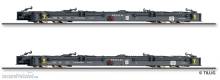 Tillig 05975 - Güterwagenset der DR, bestehend aus zwei Schmalspur-Rollwagen Rf4