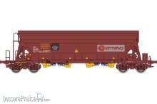 Albert Modell 065314 - Schüttgutwagen Tanpps, F-ERSA, Ep.VI ERMEWA - in brauner Farbgebung