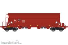 Albert Modell 065316 - Schüttgutwagen Tanpps, F-ERSA, Ep.VI - in roter Farbgebung
