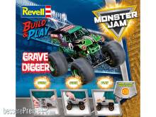 Revell 06560 - Build & Play: Monster Jam Grave Digger Revell Bausatz zum Zusammenstecken mehrfarbig