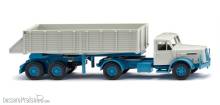 Wiking 067711 - Hinterkippersattelzug (Henschel) -