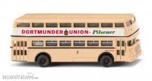 Wiking 072206 - Doppeldeckerbus D2U (Büssing) ´Dortmunder Union´
