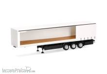 Herpa 075954-002 - Gardinenplanenauflieger, seitlich offen, 3achs