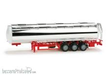 Herpa 076180 - Lebensmittelchromtank-Auflieger, unbedruckt