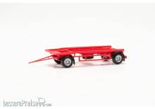 Herpa 076289-002 - Anhänger Abrollmulde rot, 2a