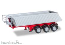 Herpa 076548-002 - Schmitz Kippauflieger, 3a, rot