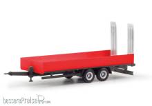 Herpa 076913-002 - LKW Tieflade-Tandemanh. rot 2a