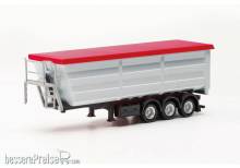 Herpa 077057-002 - Stahlmuldenauflieger, silber