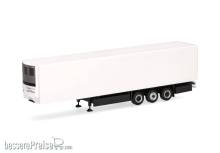 Herpa 077071 - Krone E-Trailer Kühlkofferauflieger 3achs, weiß