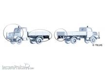 Tillig 07800 - Zurüstsatz für LKW H3A für zwei LKW