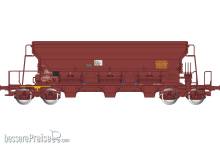 Albert Modell 082003 - Selbstentladewagen Gattung Tads der SNCF - Ep.V - in brauner Farbgebung