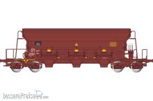 Albert Modell 082007 - Selbstentladewagen Tads F-ERSA der SNCF - Ep.VI - in brauner Farbgebung