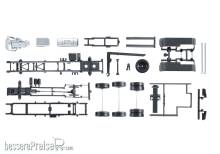 Herpa 084277 - LKW-Fahrgestell Mercedes-Benz Actros mit AbrollkinematikInhalt: 2 Stück