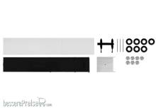 Herpa 084420 - Gardinenplanen-Auflieger, weißInhalt: 2 Stück