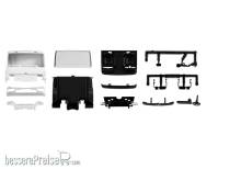 Herpa 084543 - Fahrerhaus Mercedes-Benz Atego 2013 mit separatem Grill, Inhalt: 2 Stück