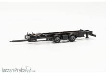 Herpa 085540 - Teileservice Tandem-Hängerfahrgestell für Volumenzüge 7,82m mit Wechselaufbau, 2 Stück