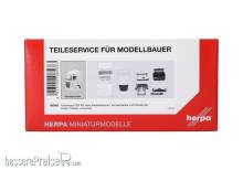 Herpa 085663 - Teileservice Fahrerhaus DAF XG ohne Windleitbleche, Dachspoiler und Sonnenblende, 2 Stück