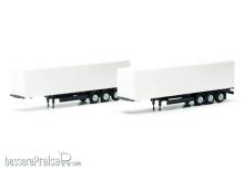 Herpa 085748 - Teileservice 40ft Container-Auflieger Spur TT (2 Stück)