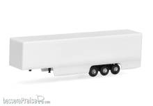 Herpa 086110 - Teileservice, Spur N (1:160), Auflieger 3achs verkleideter Koffer, 2 St&uuml,ck