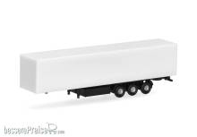 Herpa 086127 - Teileservice, Spur N (1:160), Auflieger 3achs Koffer, 2 St&uuml,ck