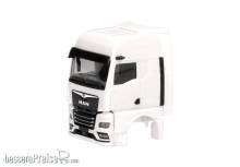 Herpa 086332 - Teileservice: Fahrerhaus MAN TGX GX mit Windleitblechen und Spiegelkamera, weiß (2 Stück)