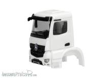 Herpa 086394 - Teileservice: Fahrerhaus Mercedes-Benz Arocs S mit Spiegelkamera, weiß (2 Stück)
