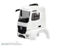 Herpa 086400 - Teileservice: Fahrerhaus Mercedes-Benz Arocs M mit Spiegelkamera, weiß (2 Stück)