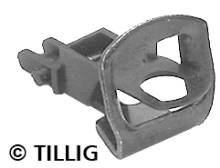 Tillig 08872 - Kupplung mit Aufnahme für Normschacht (Beutel à 10 Stück)