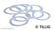Tillig 08883 - Haftreifen, 14 mm Einsatz für BR 23/35, BTTB(Beutel à 8 Stück)
