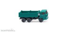 Wiking 094510 - Pritschenkipper (Magirus) - wasserblau