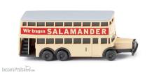 Wiking 097303 - Berliner Doppeldeckerbus D 38 Salamander