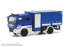 Herpa 098175 - MAN TGM Mehrzweckgerätefahrzeug Plane ´THW´