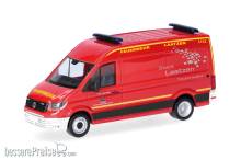 Herpa 098236 - Volkswagen (VW) Crafter Kasten Hochdach ´Freiwillige Feuerwehr Laatzen´ (Niedersachsen/Laatzen)