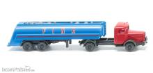 Wiking 098242 - Tanksattelzug (Büssing 8000) Fina