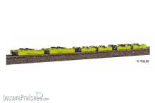 Tillig 09837 - Set Loco Buggy der RailAdventure GmbH, bestehend aus zwei großen Loco-Buggys und vier kleinen Loco-Buggys