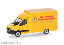 Herpa 098656 - Mercedes-Benz Sprinter 18 Foodtruck Eier, Geflügel, Wurst, Kartoffeln
