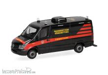 Herpa 098717 - Mercedes-Benz Sprinter 13 Kasten Flachdach Gerätewagen Höhenrettung Tierrettung Essen e.V.