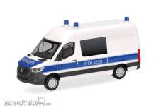 Herpa 098786 - Mercedes-Benz Sprinter 18 Halbbus Hochdach ´Polizei Nordrhein-Westfalen/Brandermittler´