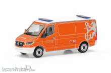 Herpa 099028 - Mercedes-Benz Sprinter 18 Halbbus Flachdach Feuerwehr Düsseldorf (Nordrhein-Westfalen/Düsseldorf)