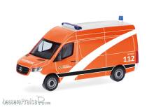 Herpa 099240 - Mercedes-Benz Sprinter 18 Kasten Hochdach NKTW Berliner Feuerwehr