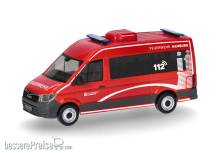Herpa 099325 - MAN TGE Bus Hochdach Feuerwehr Hamburg